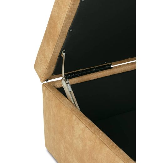 Picture of Remy 45" x 28" Rectangle Leather Storage Ottoman